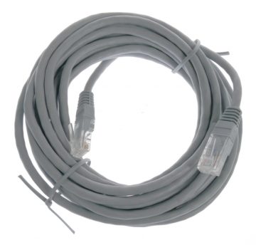 PATCHCORD CAT5E UTP 5M PELĒKS PATCHCORD CAT5E UTP 5M PELĒKS