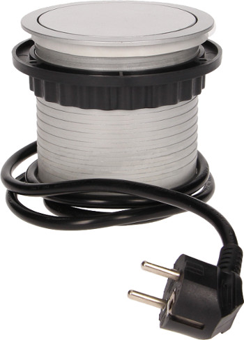 Mēbeļu kontaktligzda, OR-AE-1341, izvelkama 4x250V AC ar 1,5 m kabeli ORNO