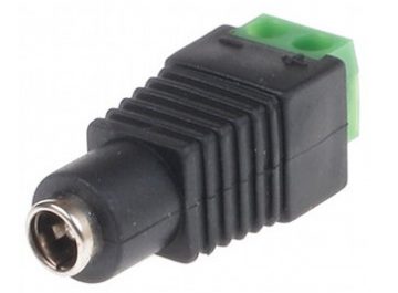 G-55 2.1/5.5 GETFORT VĪTĀ KONTAKTLIGZDA CCTV BAROŠANAS AVOTAM