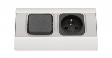 Mēbeļu kontaktligzda ar slēdzi, 1x230V OR-AE-1302 ORNO