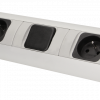 Mēbeļu kontaktligzda ar slēdzi ORNO OR-AE-1304, 2x230V
