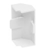 Armatūra elektroinstalācijas stroboskopiskajiem savienojumiem, ārējais stūris WHITE NZ 40x40 (1 gab.)