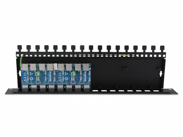 PRO sērijas 8 kanālu drošības panelis ar paaugstinātu aizsardzību pret pārspriegumiem RJ45 / RJ45 ar InPoE funkciju EWIMAR PTF-58R-PRO/InPoE