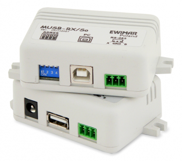 Adresējams USB peles pagarinātājs ar atdalītu uztvērēju EWIMAR MUSB-1/1/So v3.2