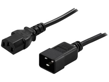 IEC 320 C13 / C20 1,8 m barošanas kabeļa pagarinātājs Lanberg