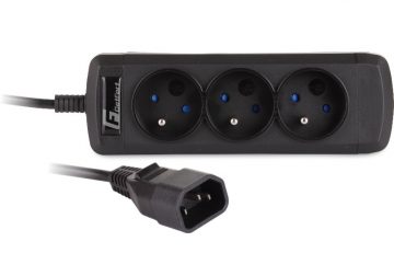 GETFORT UPS barošanas sloksne C14 / 3 rozetes FR 60cm