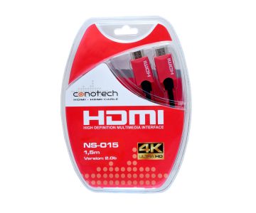 HDMI KABELIS NS-015/4K 1.5 m CONOTECH