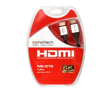 HDMI KABELIS NS-015/8K 1.5 m CONOTECH