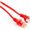 GETFORT CAT.5E UTP kabelis PATCHCORD 1m sarkans