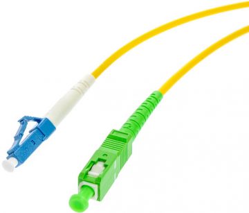 SM SC/APC-LC/UPC SIMPLEX FIBRE PATCHCORD 3.0MM 0.5m