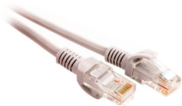GETFORT CAT.5E UTP kabelis PATCHCORD 0.25m pelēks