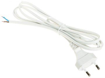 STRĀVAS VADS POSAC-CEE7/16WH20 2&nbsp;m POS