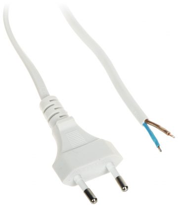STRĀVAS VADS POSAC-CEE7/16WH20 2&nbsp;m POS
