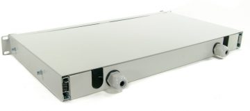 1U 19 collu 24x SC SIMPLEX WIRELESS CONNECTOR pelēks, noņemams