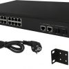 POE SWITCH PULSAR SF116 16-PORT (16xPoE + 2xUPLINK/2xSFP UPLINK)