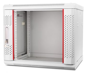 Настенный шкаф GETFORT 19 дюймов 9U 600x600, серый