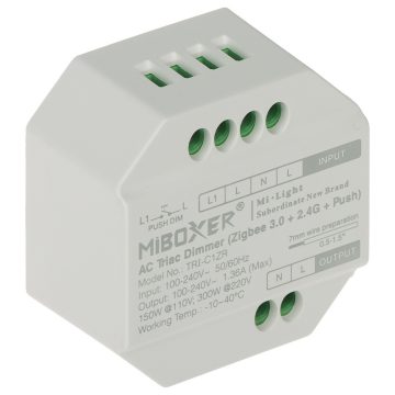 КОНТРОЛЛЕР УМНОГО СВЕТОДИОДНОГО ОСВЕЩЕНИЯ TRI-C1ZR ZigBee, 2,4 ГГц КОНТРОЛЛЕР УМНОГО СВЕТОДИОДНОГО ОСВЕЩЕНИЯ TRI-C1ZR ZigBee, 2,4 ГГц