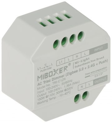 КОНТРОЛЛЕР УМНОГО СВЕТОДИОДНОГО ОСВЕЩЕНИЯ TRI-C1ZR ZigBee, 2,4 ГГц
