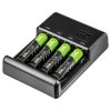LĀDĒTĀJS VITAL-CHARGER+4X-AAA-800-GC Green Cell