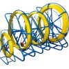 Stikla šķiedra kabeļu vilkšanai 6mm / 100m (PILOTS / STEEL) PE + RACK