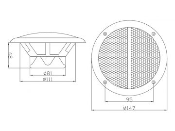 GRIESTU SKAĻRUNIS WS-150 50 W BLOW