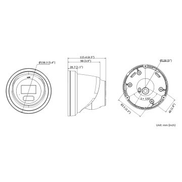 IP KAMERA DS-2CD2386G2H-IU(2.8MM)(EF)BLACK AcuSense DarkFighter - 8.3 Mpx, 4K UHD 2.8 mm Hikvision