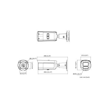 IP PRETVANDĀLISMA KAMERA DS-2CD2646G2HT-IZS(2.8-12)(EF)BLACK AcuSense DarkFighter - 4 Mpx 2.8 ... 12 mm - MOTOZOOM Hikvision