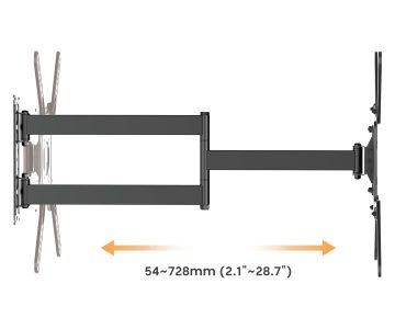 TELEVIZORA VAI MONITORA STIPRINĀJUMS BRATECK-LPA84-443L BRATECK