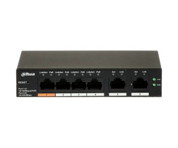SWITCH POE CS4006-4ET2ET-60 4-PORTU DAHUA