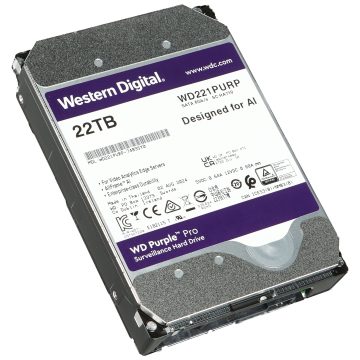 VDIGITĀLĀ VIDEOIERAKSTĪTĀJA DISKS HDD-WD221PURP 22TB 24/7 WESTERN DIGITALVDIGITĀLĀ VIDEOIERAKSTĪTĀJA DISKS HDD-WD221PURP 22TB 24/7 WESTERN DIGITAL