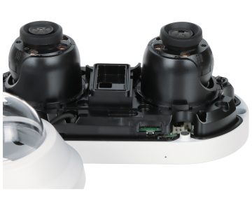 DIVU IP KAMERU AIZSARDZĪBA PRET VANDĀLISMU IPC-HDBW2449F-AS-E2-IL-0280B WizSense Smart Dual Light 2 X 4 Mpx 2 X 2.8 mm DAHUA