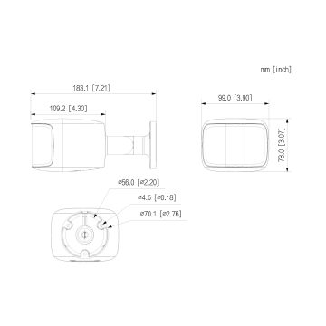 IP KAMERA IPC-PFW3849S-A180-AS-PV-BLACK PANORĀMA TiOC Full-Color - 7.6 Mpx 2 X 2.8 mm DAHUA