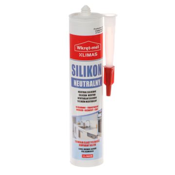 NEITRĀLS SILIKONS SNE-310-BB KĀRTRIDŽS 310 ml BEZKRĀSAINS WKRĘT-MET KLIMASNEITRĀLS SILIKONS SNE-310-BB KĀRTRIDŽS 310 ml BEZKRĀSAINS WKRĘT-MET KLIMAS