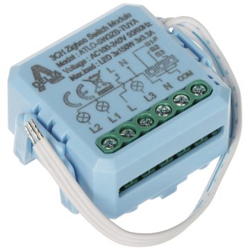 VIEDAIS PĀRSLĒGŠANAS SLĒDZIS ATLO-SW3ZB-TUYA ZigBee, Tuya SmartVIEDAIS PĀRSLĒGŠANAS SLĒDZIS ATLO-SW3ZB-TUYA ZigBee, Tuya Smart