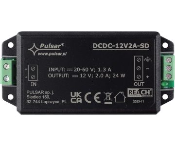STRĀVAS INVERTORS DCDC-12V2A-SD PULSAR