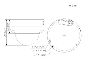 IP PRETVANDĀLISMA KAMERA IPC-HDBW3849R-ZAS-IL-27135 WizSense Smart Dual Light - 8 Mpx 4K UHD 2.7 ... 13.5 mm - MOTOZOOM DAHUA