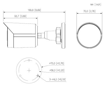 IP KAMERA IPC-HFW2649S-S-IL-0280B Smart Dual Light WizSense - 6 Mpx 2.8 mm DAHUA