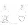 IP ĀTRUMA DOME KAMERA SD5A245GB-HNR - 1080p 3.95 ... 177.75 mm DAHUA