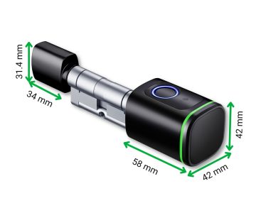 VIEDĀS SLĒDZENES CILINDRS SL-13-TUYA-70 Tuya Smart Bluetooth MIA