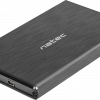 Ārējais diska korpuss Natec Rhino SATA 2,5 collu USB 2.0 Slim, melns
