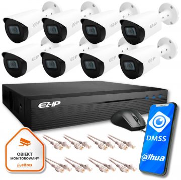 8 Dahua EZI-B140-F2 4MPx IP EZ-IP novērošanas komplekts ar uzstādīšanas pakalpojumu8 Dahua EZI-B140-F2 4MPx IP EZ-IP novērošanas komplekts ar uzstādīšanas pakalpojumu