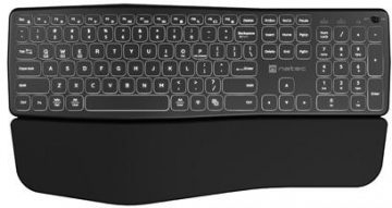 Natec Porifera Bluetooth bezvadu tastatūra, melnaNatec Porifera Bluetooth bezvadu tastatūra, melna