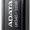 Adata USB flash drive UR340 32GB USB3.2 Gen1 black Adata USB flash drive UR340 32GB USB3.2 Gen1 black