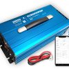EUROPOWER SPRIEGUMA PĀRVEIDOTĀJS 24V DC / 230V AC 2000W / 4000W TĪRS SINUSODS BLUETOOTH