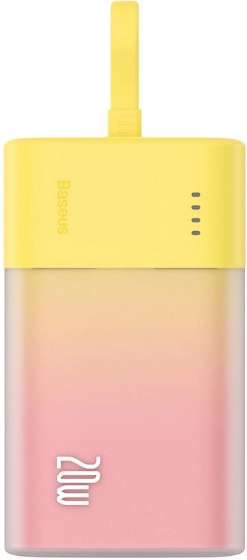 Baseus Popsicle 5200mAh 20W pārnēsājamais akumulators ar iebūvētu Lightning kabeliBaseus Popsicle 5200mAh 20W pārnēsājamais akumulators ar iebūvētu Lightning kabeli