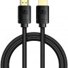 Baseus augstas izšķirtspējas sērijas 8K HDMI kabelis 1m - melns