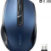 Ugreen MU006 bezvadu optiskā pele USB 2.4GHz / Bluetooth 5.0 4000 DPI - zila