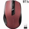 Ugreen MU006 bezvadu optiskā pele USB 2.4GHz / Bluetooth 5.0 4000 DPI - sarkana