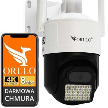 ORLLO Z17 Ultra 4K IP kamera āra lietošanai, rotējoša, GSM, paredzēta SIM karteiORLLO Z17 Ultra 4K IP kamera āra lietošanai, rotējoša, GSM, paredzēta SIM kartei