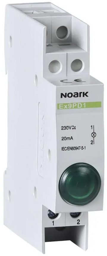 SIGNĀLSPANELIS, 230 V AC/DC, 1 ZAĻŠ Ex9PD1g Noark 102443SIGNĀLSPANELIS, 230 V AC/DC, 1 ZAĻŠ Ex9PD1g Noark 102443